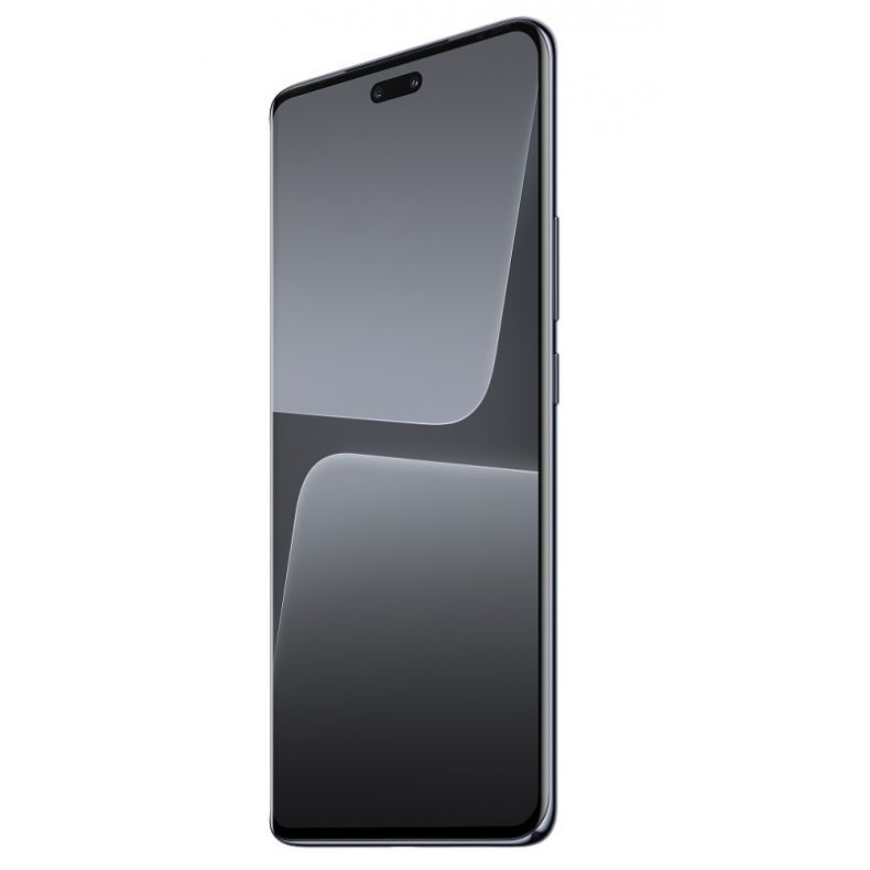 Xiaomi 13 lite juodos splavos ekranas kaire puse 45 kampu