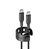 Empower įkrovimo laidas USB-C į USB-C, 2m - 240W, juoda, 1 nuotrauka