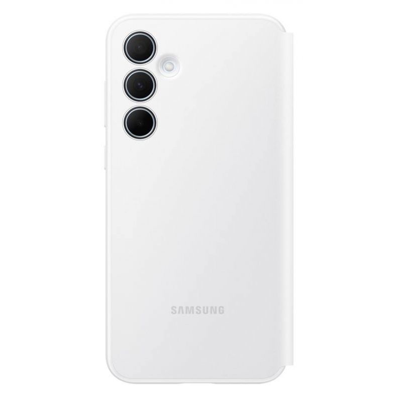 Atverčiamas dėklas Samsung Galaxy A35 Smart View baltasas, 2 nuotrauka