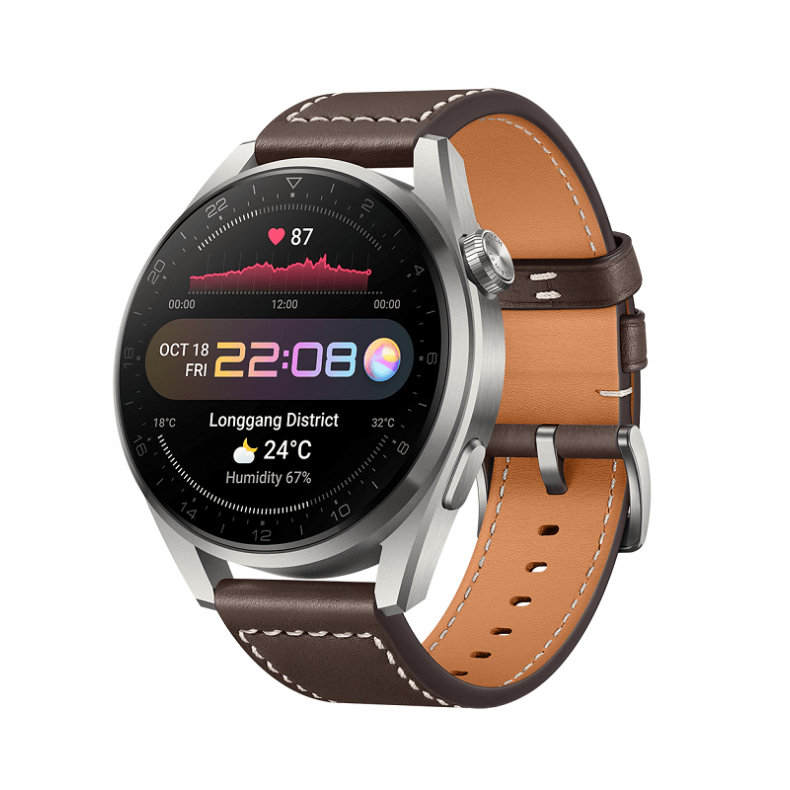 Huawei Watch 3 Pro sidabrinis