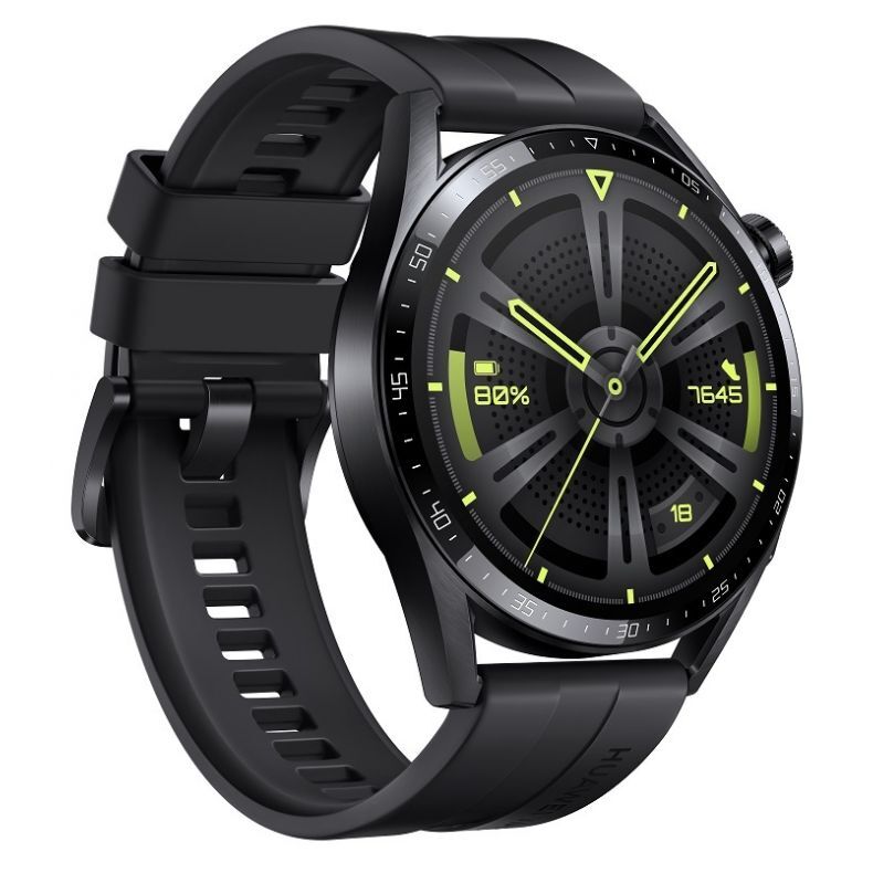 Huawei Watch GT3_juodas_Front 30_Left