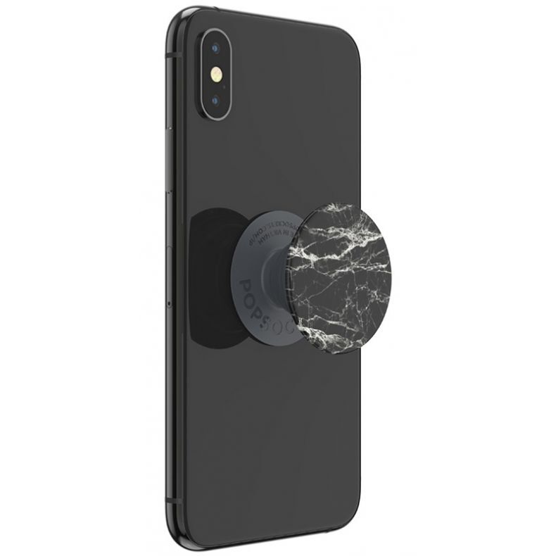 POPSOCKETS telefono laikiklis - Basic Black Modern Marble