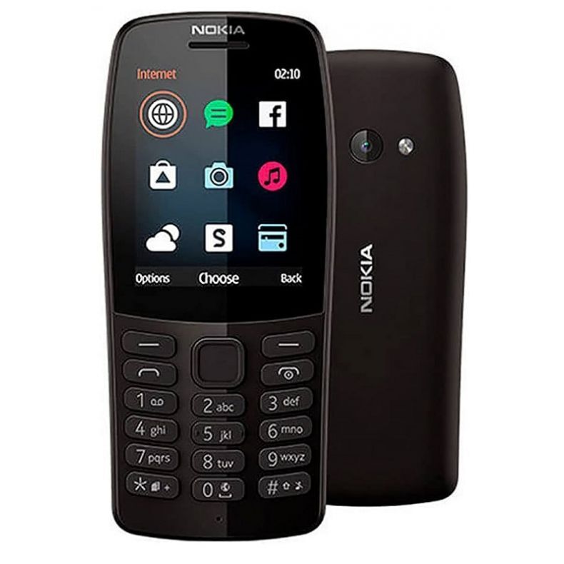  Nokia 210 juodos spalvos