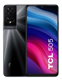 TCL 505 64GB išmanusis telefonas, juodas, 1 nuotrauka