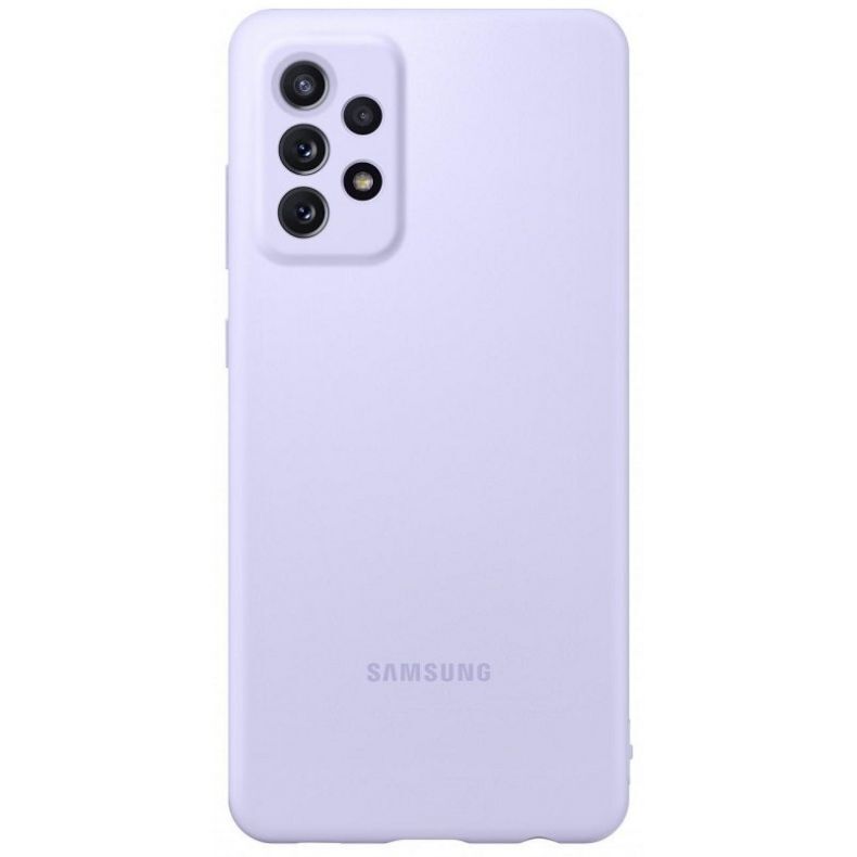  SAMSUNG Galaxy A72 silikoninis dėklas violetinis