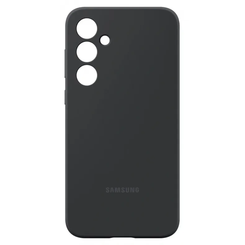 Silikoninis originalus dėklas Samsung Galaxy A35 juodas, 4 nuotrauka
