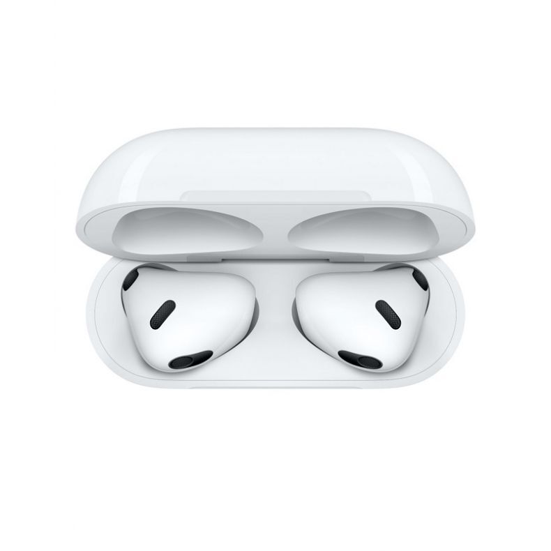 APPLE AirPods (3rd gen) belaidės ausinės iš viršaus