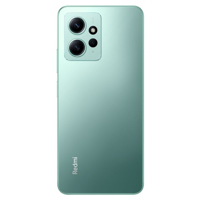 Xiaomi Note12 zalios spalvos nugarele.