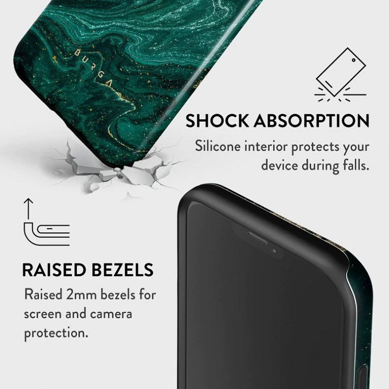 BURGA Tough dėklas iPhone 12 | 12 Pro Emerald Pool