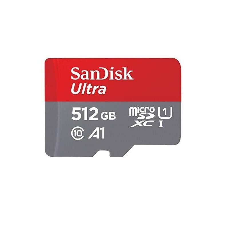 SANDISK microSDXC ultra atminties kortelė 10 klasė 512GB