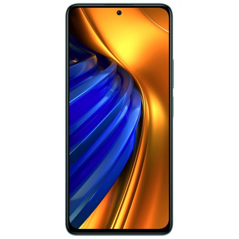  Poco F4 256GB zalios spalvos ekranas.