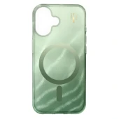  Ideal of Sweden iPhone 16 dėklas - Glitter Glow, Sage Green, 1 nuotrauka