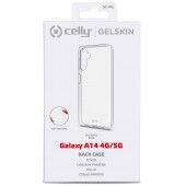 CELLY Samsung Galaxy A14 | A14 5G silikoninis dėklas skaidrus pakuotė