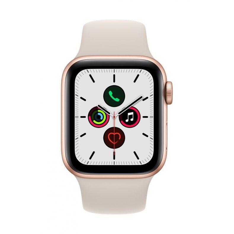 Apple Watch SE pink gold ekranas