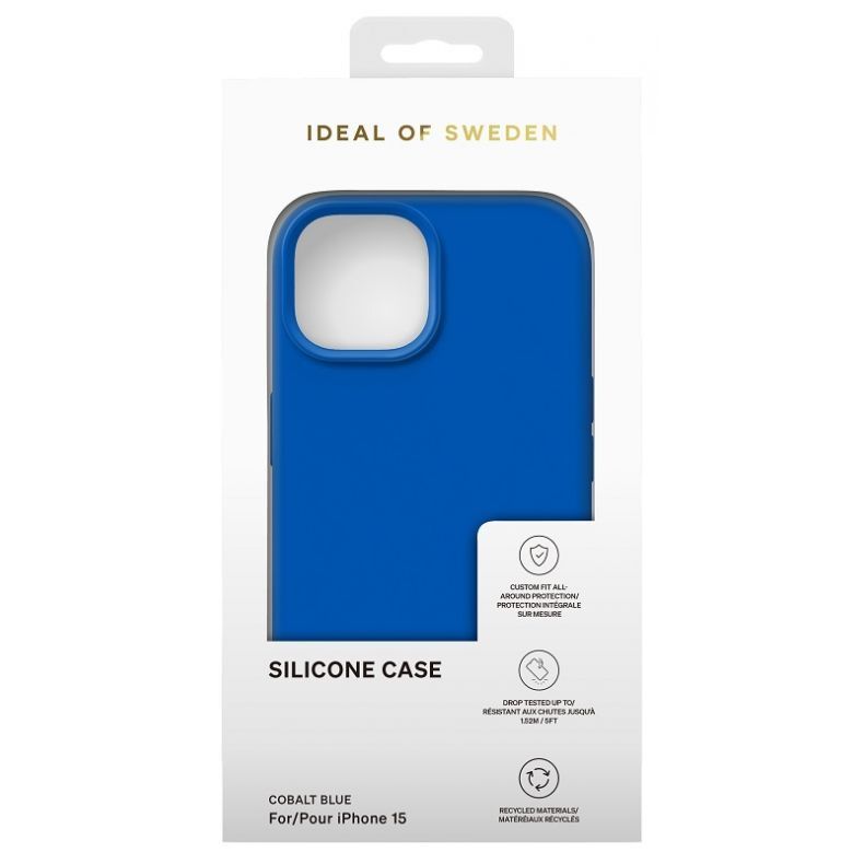 IDEAL OF SWEDEN dėklas iPhone 15 Cobalt blue