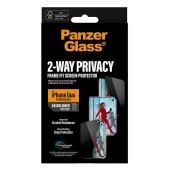 Panzerglass iPhone Duo privacy apsauginis stikliukas, skaidri, 1 nuotrauka