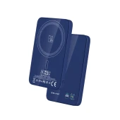 Blavec BJ-04 MagSafe belaidė išorinė baterija - 5000 mAh, mėlyna, 1 nuotrauka