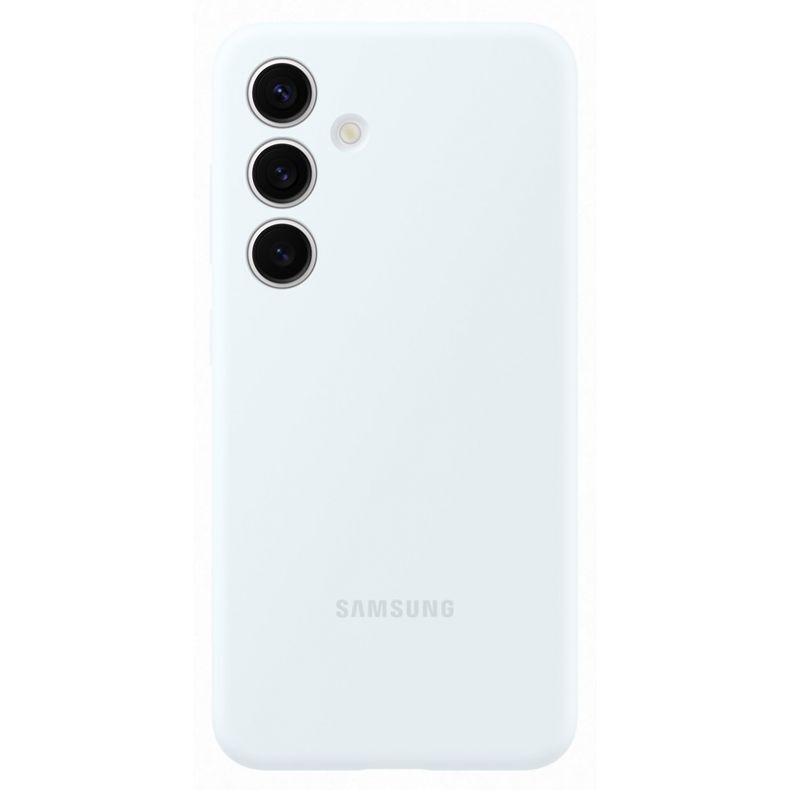 SAMSUNG Galaxy S24+ silikoninis dėklas baltas