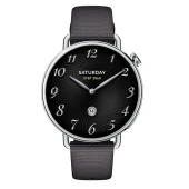 Xiaomi Watch S4 41mm, juodas su guminiu diržellu, 1 nuotrauka