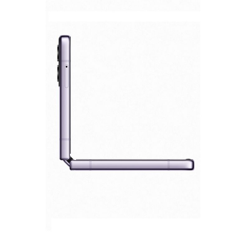 Samsung Z Flip4 is sono su mygtukais sulenktas 90 kampu violetine spalva 256GB