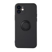 Vennus Silicone Ring for Samsung Galaxy S23 Ultra black.
