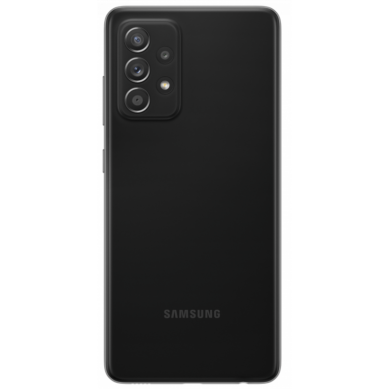 SAMSUNG Galaxy A52 juodas nugarėlė