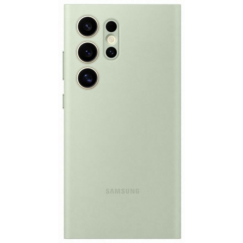 SAMSUNG Galaxy S24 Ultra Smart View dėklas žalsvas