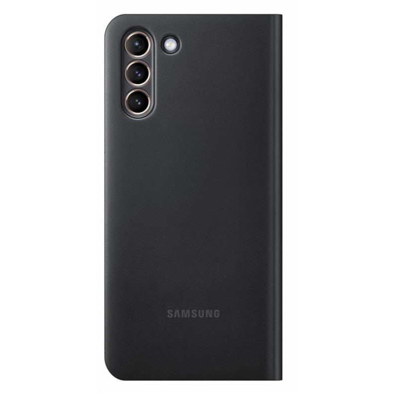 SAMSUNG Galaxy S21+ LED View dėklas, atvečiamas, juodas