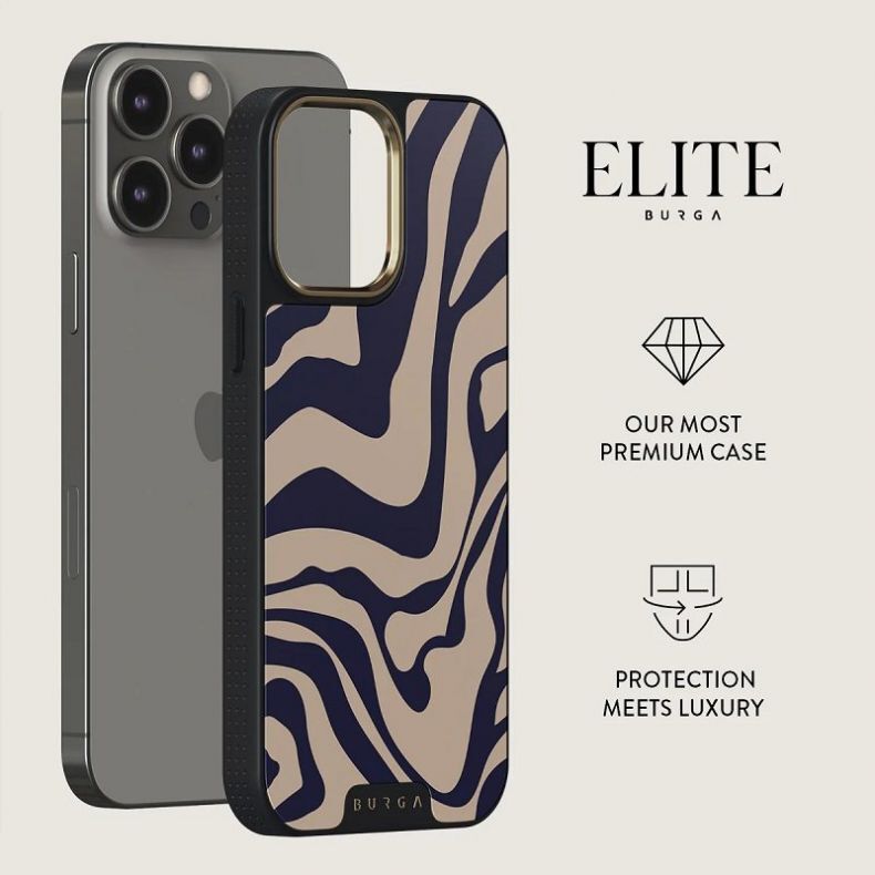 BURGA Elite Gold dėklas iPhone 14 Pro Vigilant