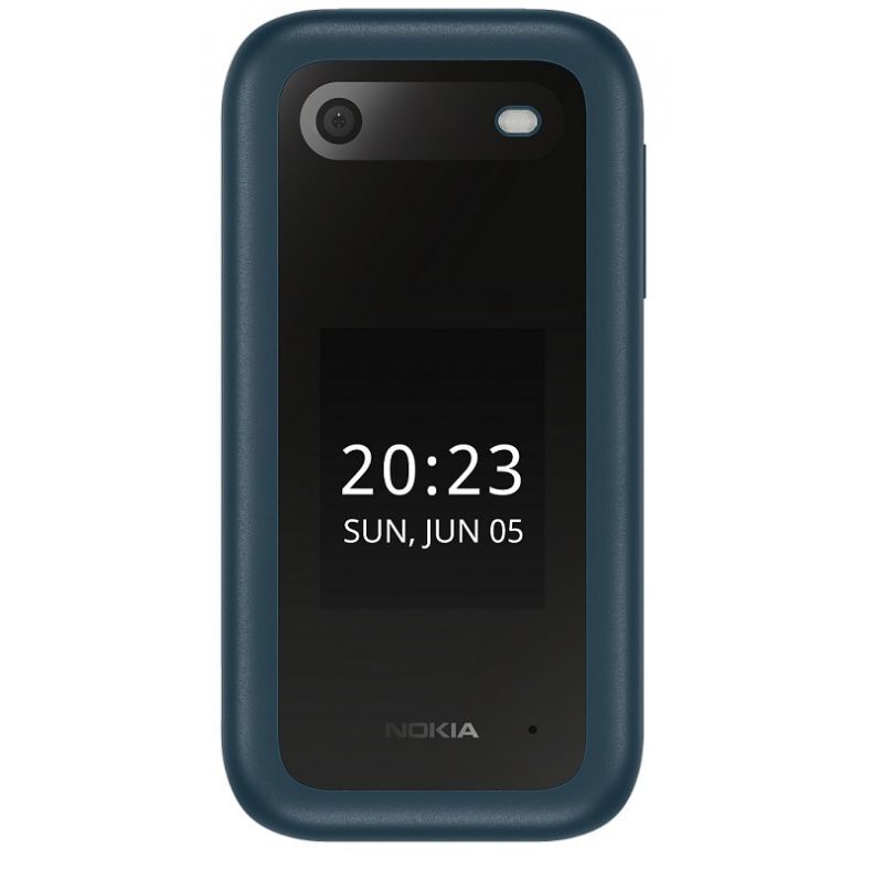 nokia-2660_Flip-mėlynos spalvos iš priekio