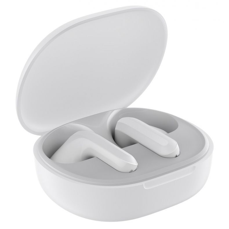 Xiaomi Buds 4 lite baltos spalvos dėklas atidarytas