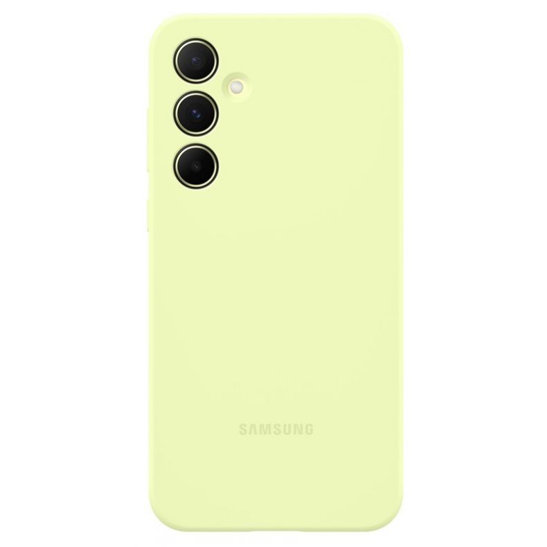 Samsung Galaxy A55 silikoninis dėklas žalsvas, 1 nuotrauka