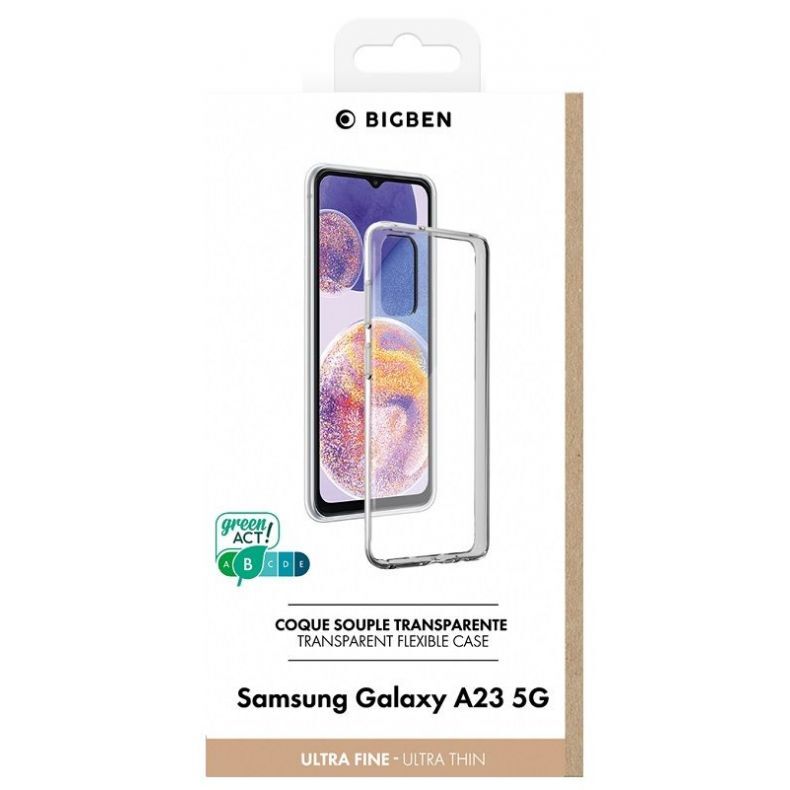 BigBen silikoninis Samsung Galaxy A23 5G Clear (skaidrus) apsauginis dėklas, 2 nuotrauka