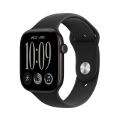 Apple_Watch_Series_12_46mm_GPS_Black_Aluminum_Sport_Band_Black_M/L_Image_Position_1