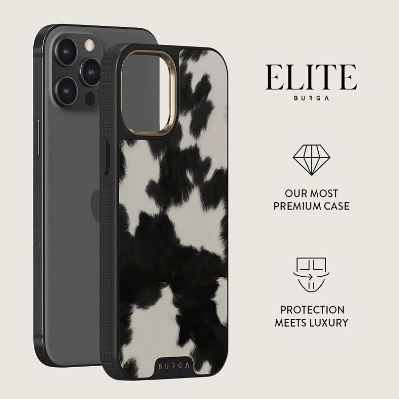 BURGA Elite Gold dėklas iPhone 12 | 12 Pro Achromatic