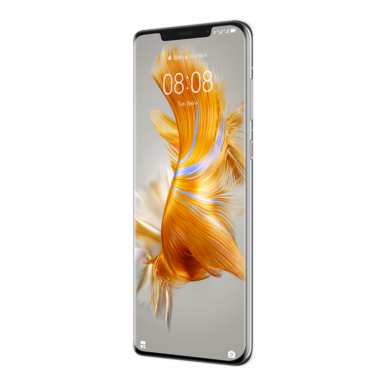 Huawei Mate 50 Pro sidabrinis priekis kaire