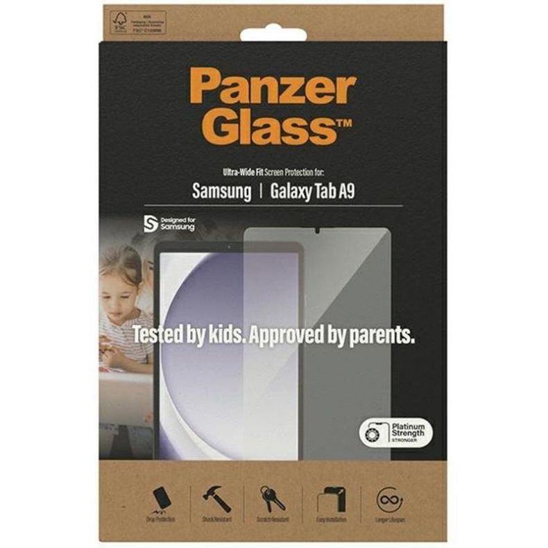 PANZERGLASS grūdintas apsauginis stikliukas Samsung Galaxy Tab A9