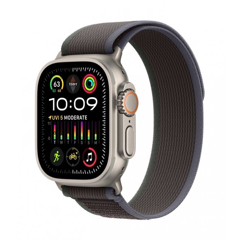 Apple Watch Ultra 2 GPS + Cellular, 49mm išmanusis laikrodis Black (juodas), 1 nuotrauka