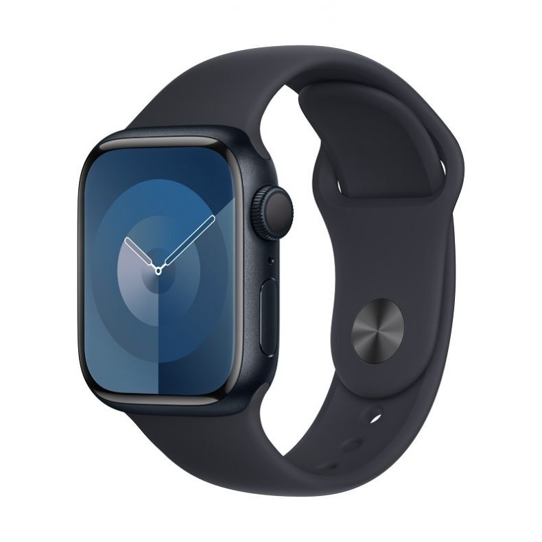 Apple Watch Series 9 GPS 41mm išmanusis laikrodis Midnight  (vidurnakčio juoda), 1 nuotrauka