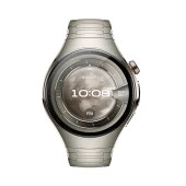  Huawei Watch 5 išmanusis laikrodis. 46mm. sidabrinė titano apyrankė, 1 nuotrauka