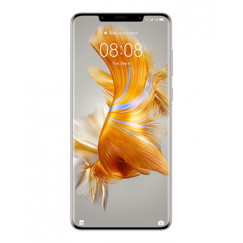 Huawei Mate 50 Pro sidabrinis priekis