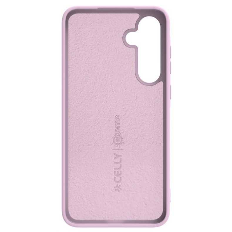 Celly Samsung Galaxy A35 Cromo silikoninis dėklas rožinis, 4 nuotrauka