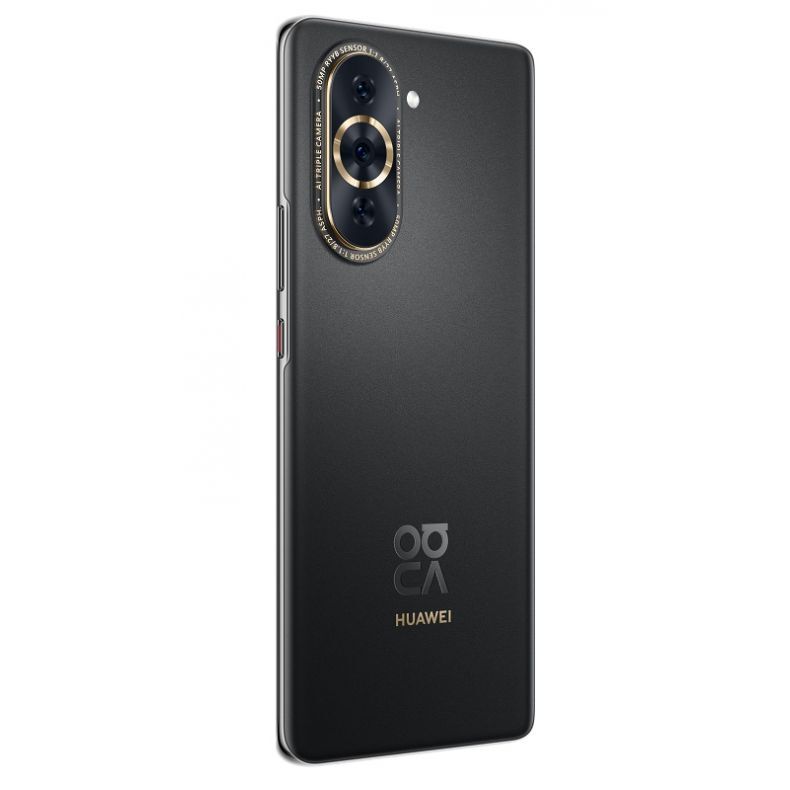 Huawei Nova 10 black nugarelė kampu iš kaires puses