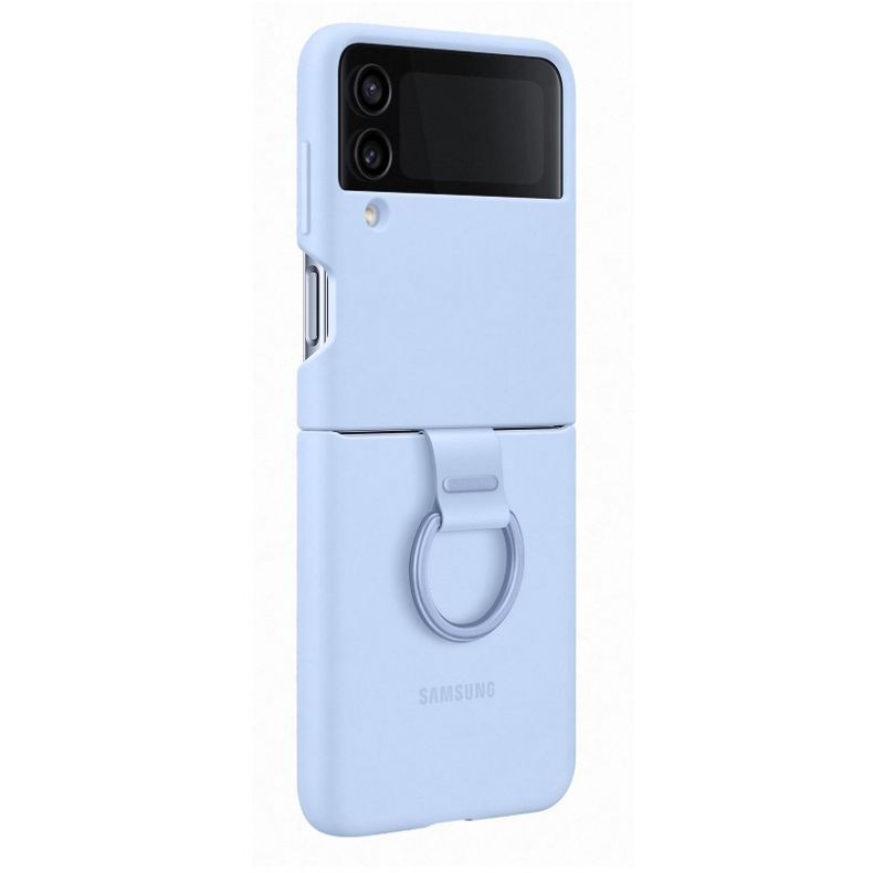 Samsung Galaxy Flip4 silikoninis dėklas su žiedu, šonu