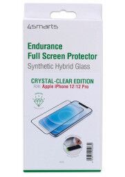 4SMARTS Hybrid Glass Crystal apsauginis stikliukas iPhone 12/12Pro
