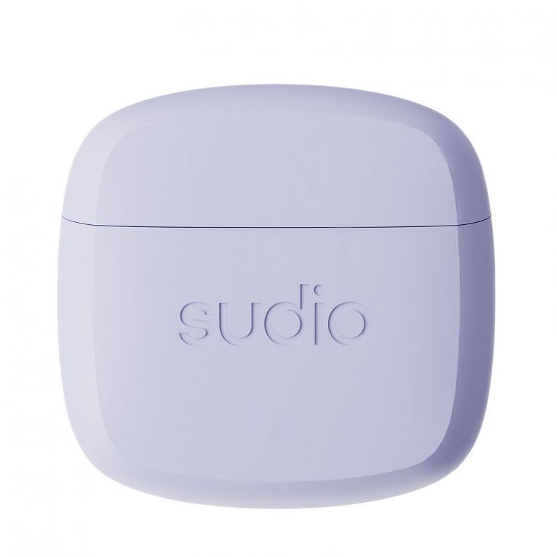 Sudio N2 belaides ausinės violetines spalvos dėklas