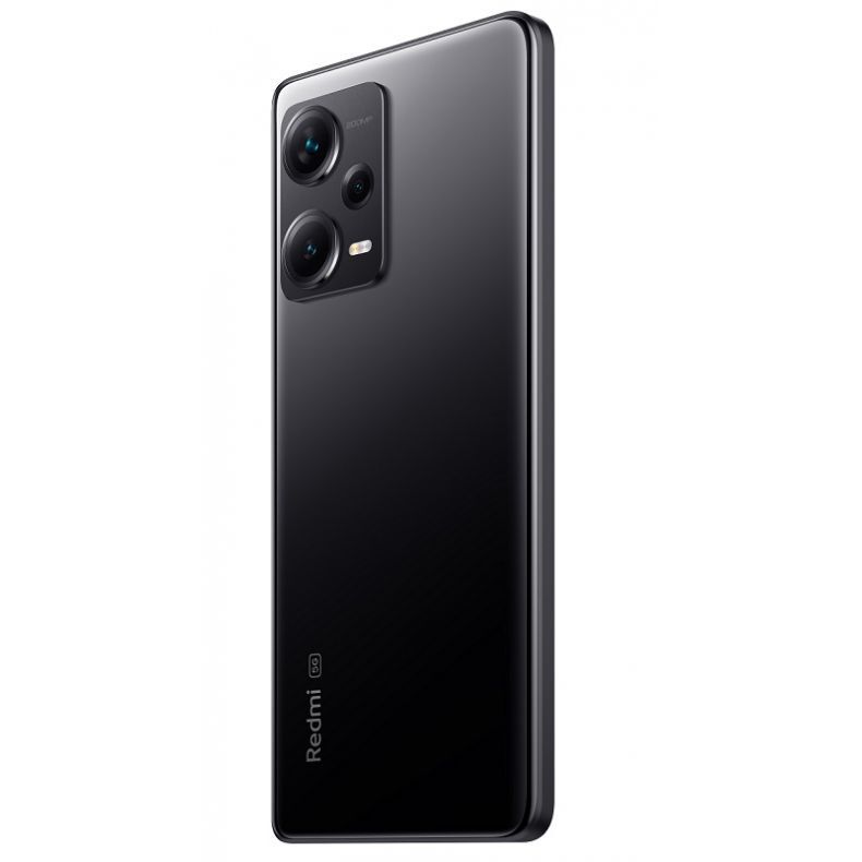 Xiaomi Note 12 Pro plus juodos spalvos nugarėle 45 kampu desine puse