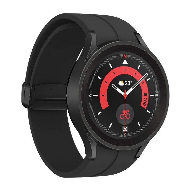 Samsung Galaxy Watch5 Pro Black Titianium is priekio 30 kampu