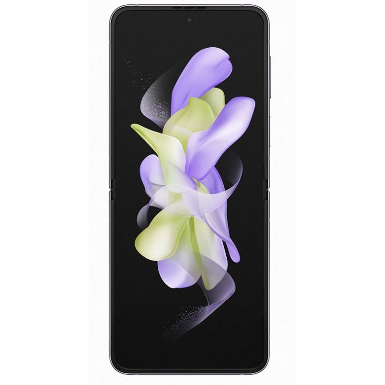 Samsung Z Flip4 is priekio atlenktas violetine spalva