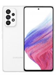Samsung A53 256GB 5G balta spalva ekranas ir nugarele